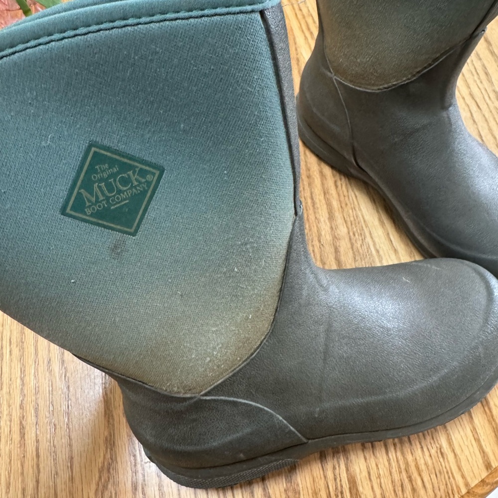Muck Boots - Kids Green Rubber Boots